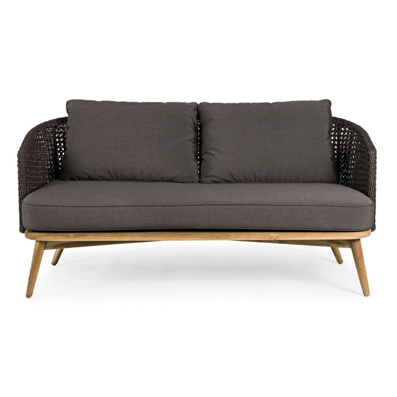 Canapé 3 Places De Jardin NINFA Dark 2 Canapé 3 Places De Jardin NINFA Dark – Image 2